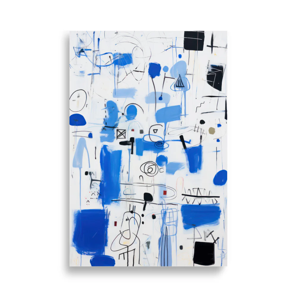 Blue Scribbles 2 - Image 5
