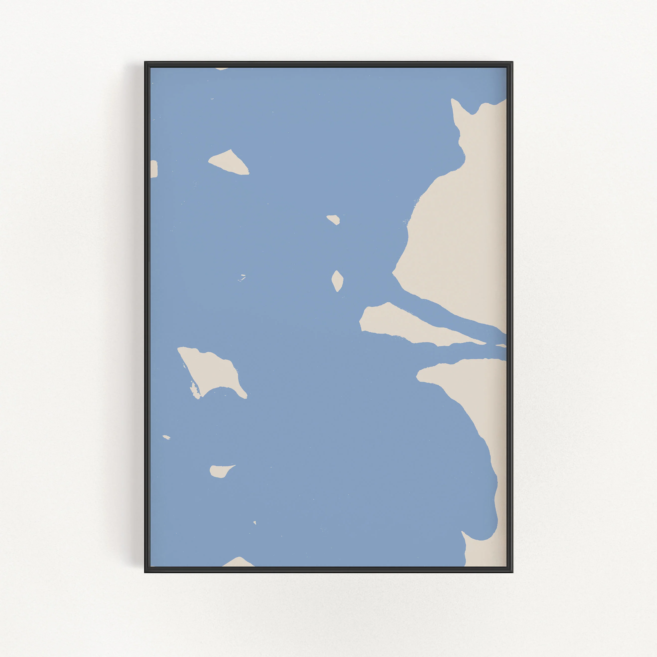 Blue Sky Abstract Wall Art
