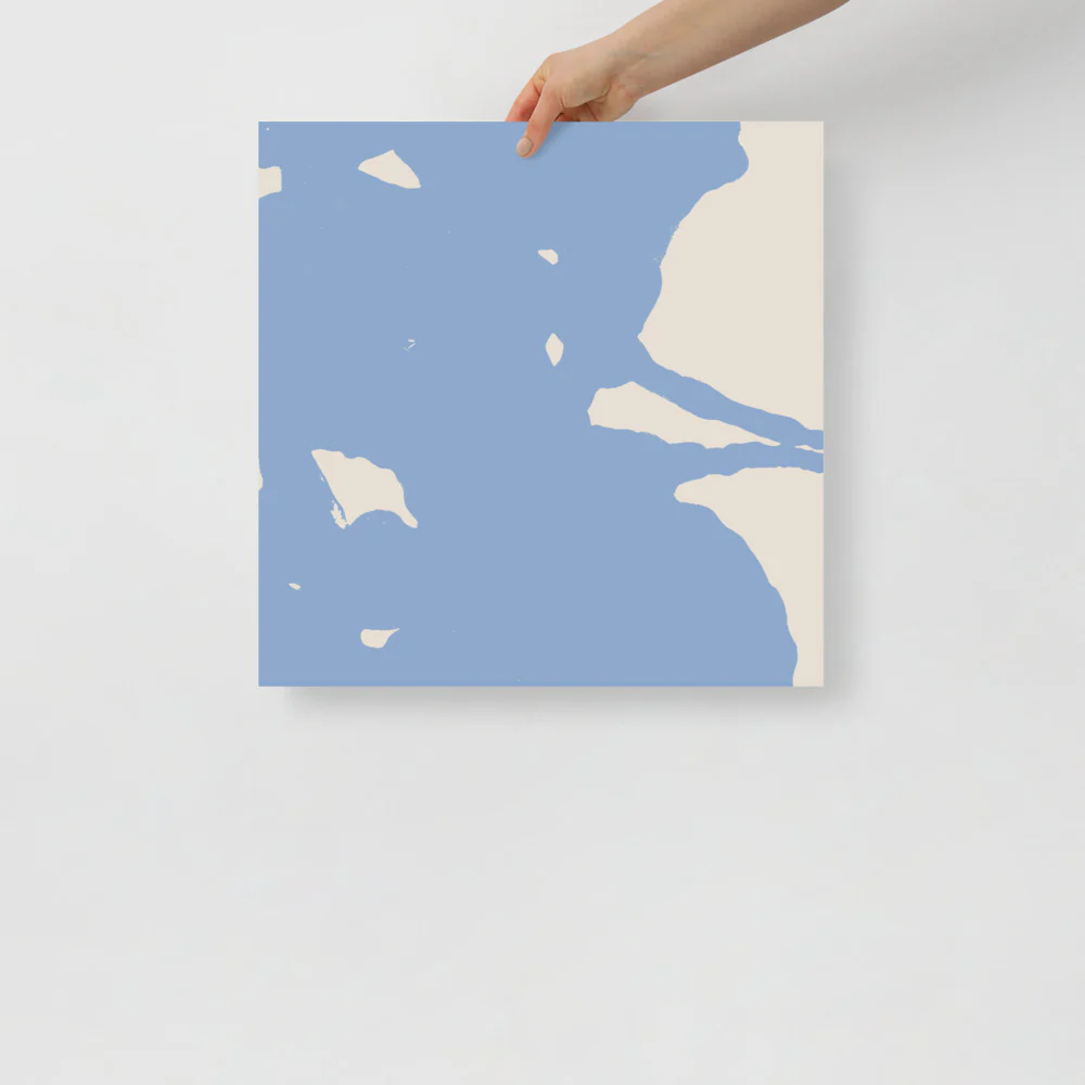 Blue Sky Abstract Wall Art - Image 10