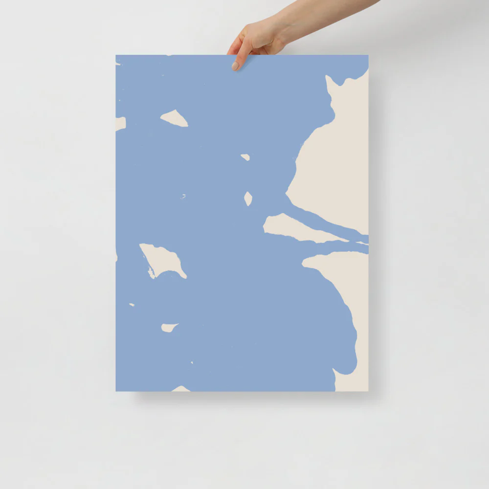 Blue Sky Abstract Wall Art - Image 11