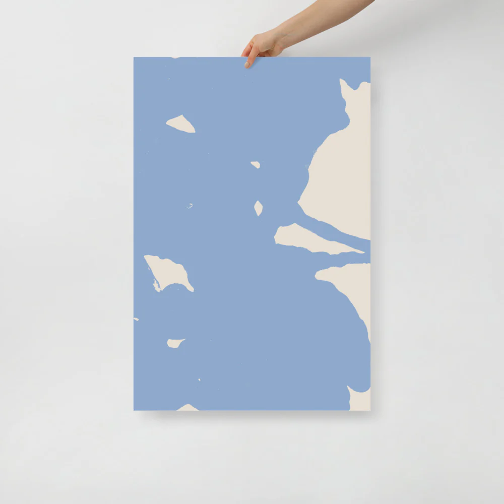 Blue Sky Abstract Wall Art - Image 12