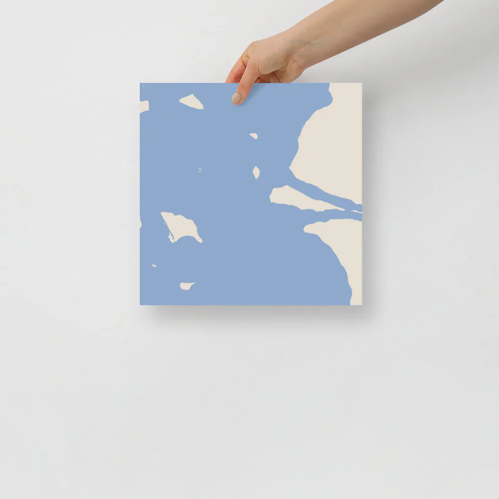 Blue Sky Abstract Wall Art - Image 4