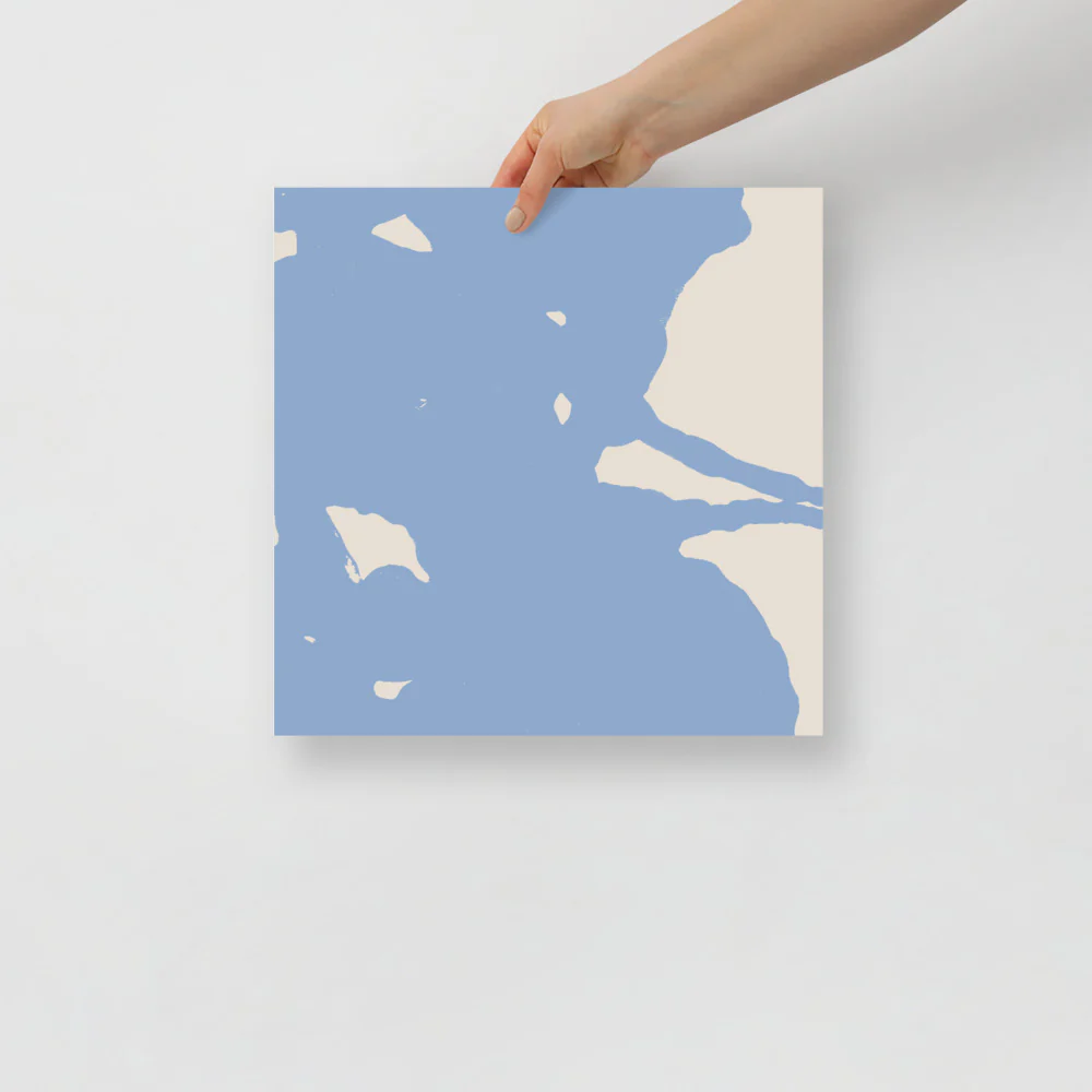 Blue Sky Abstract Wall Art - Image 7