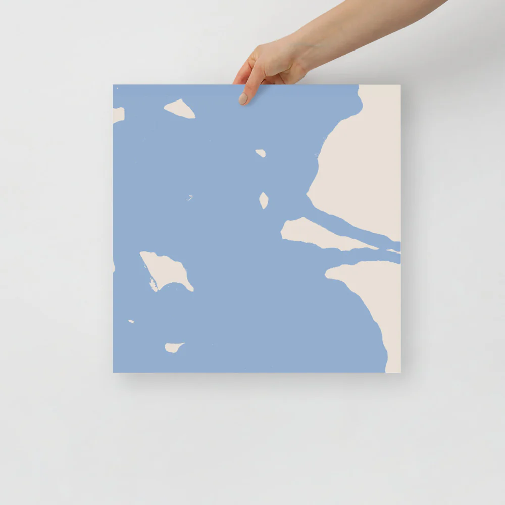 Blue Sky Abstract Wall Art - Image 8
