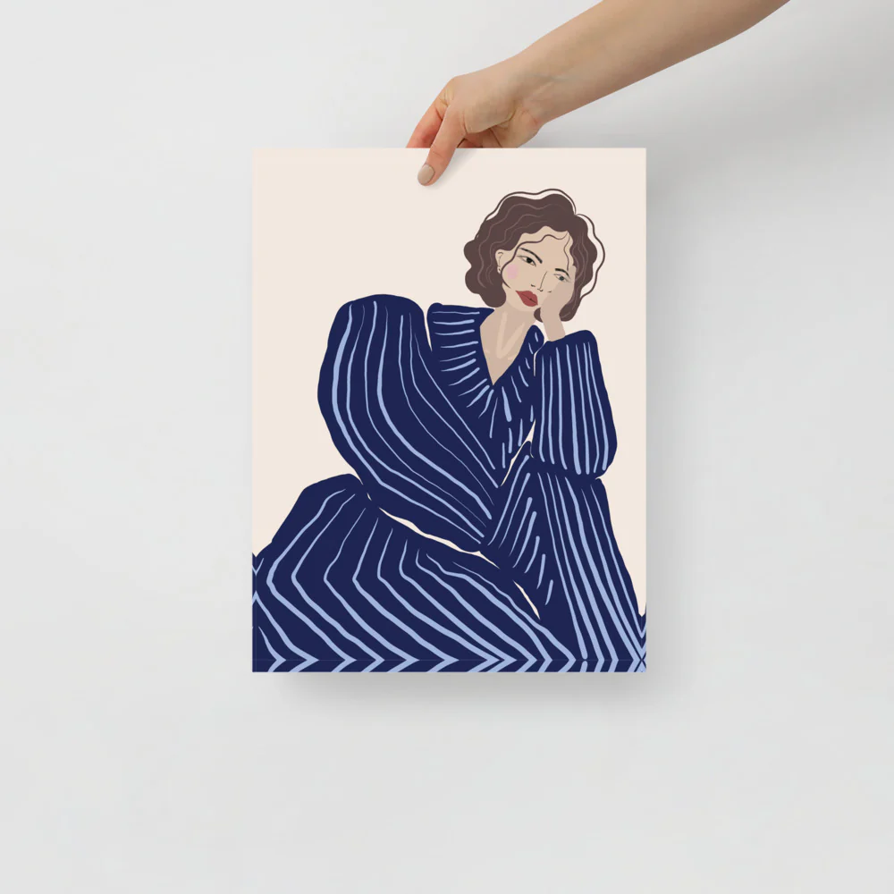 Blue Tracksuit Wall Art - Image 2
