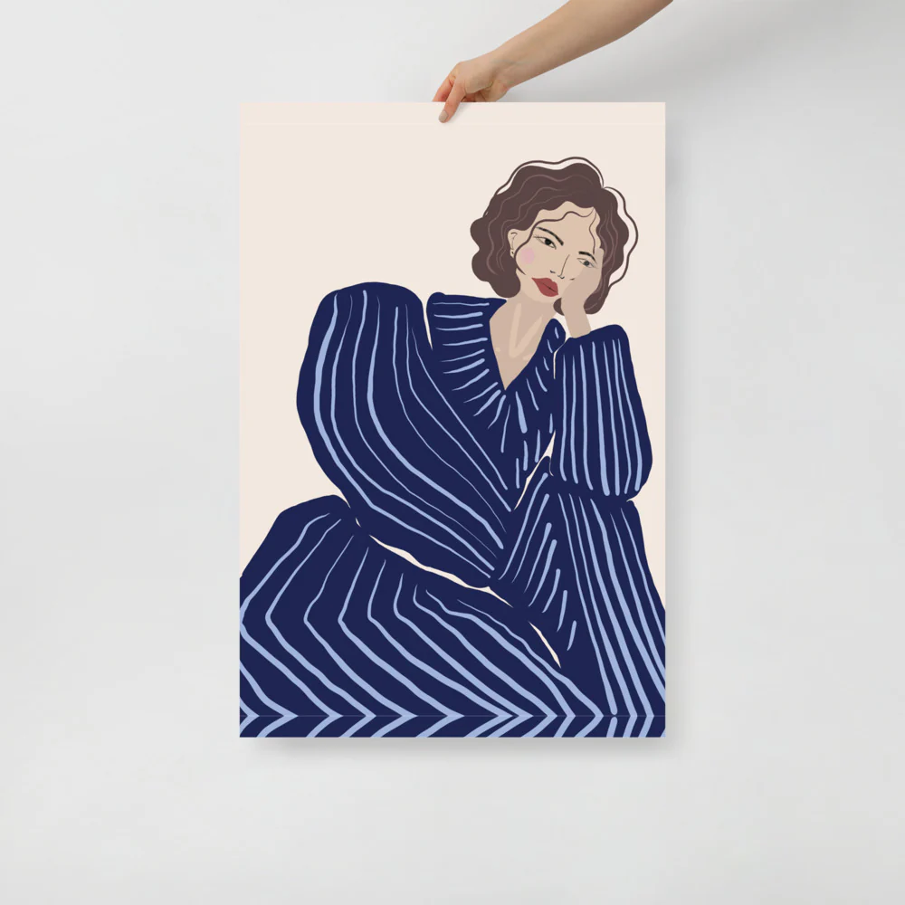 Blue Tracksuit Wall Art - Image 5