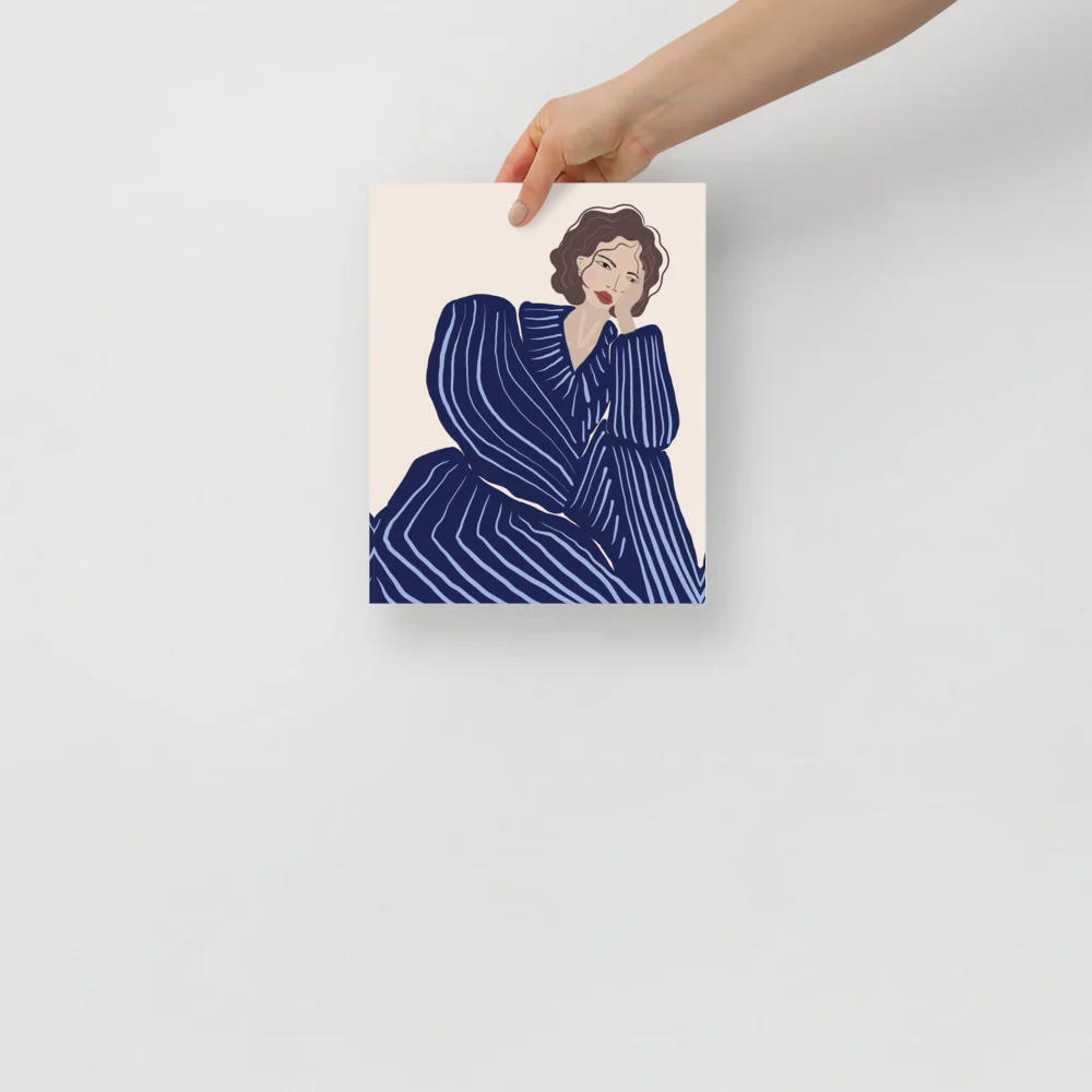 Blue Tracksuit Wall Art - Image 6