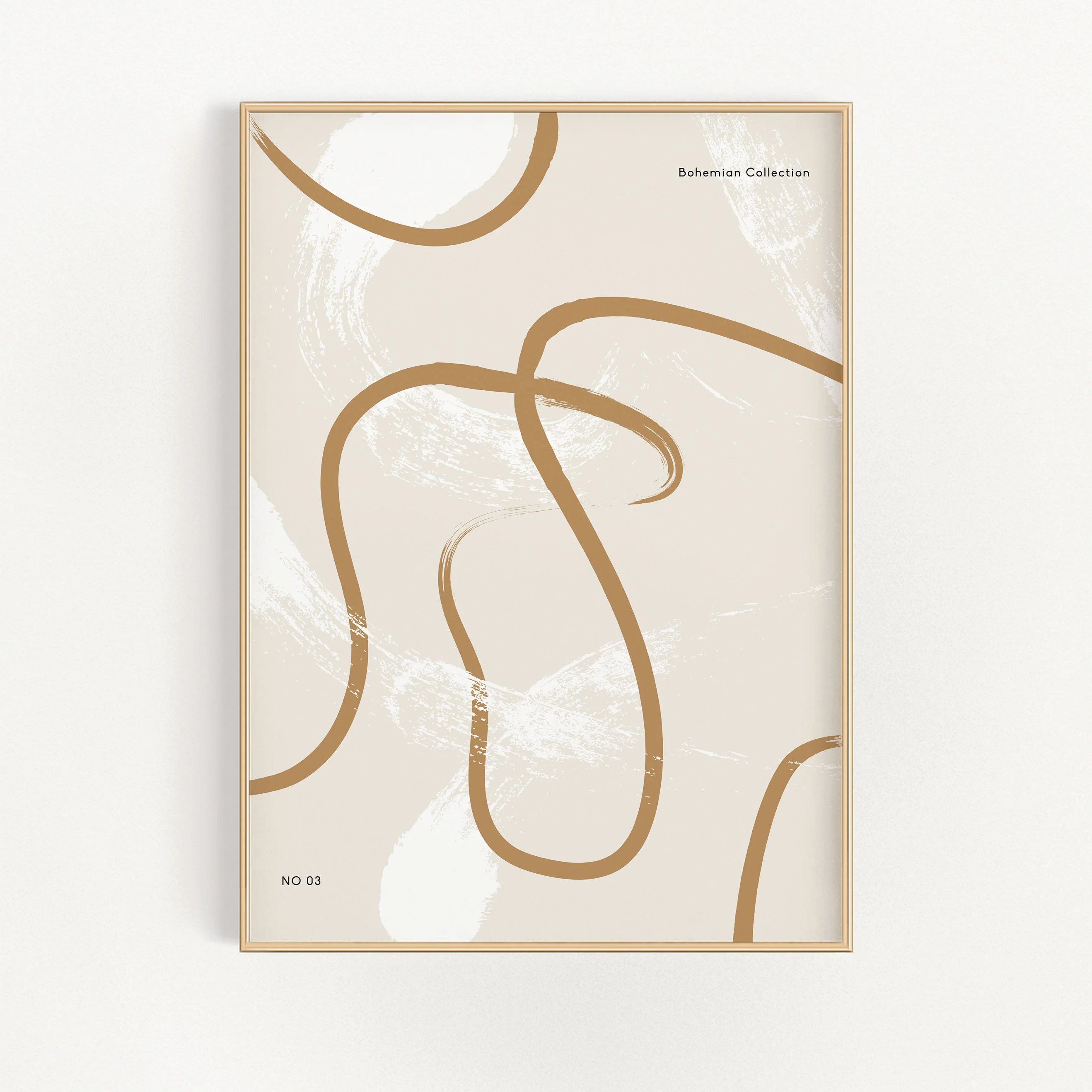 Boho Collection No. 3 - Lines (Beige)