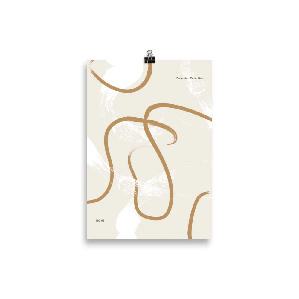 Boho Collection No. 3 - Lines (Beige) - Image 2