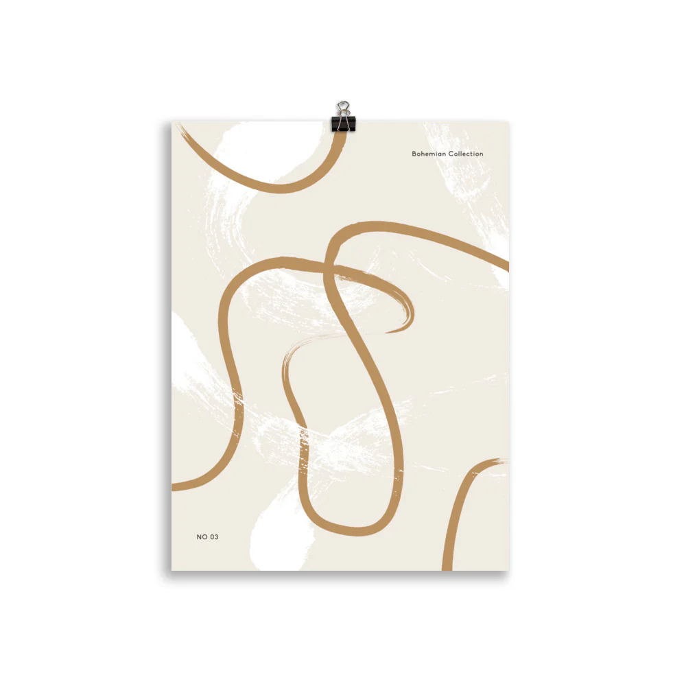 Boho Collection No. 3 - Lines (Beige) - Image 3