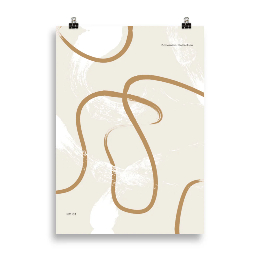 Boho Collection No. 3 - Lines (Beige) - Image 4