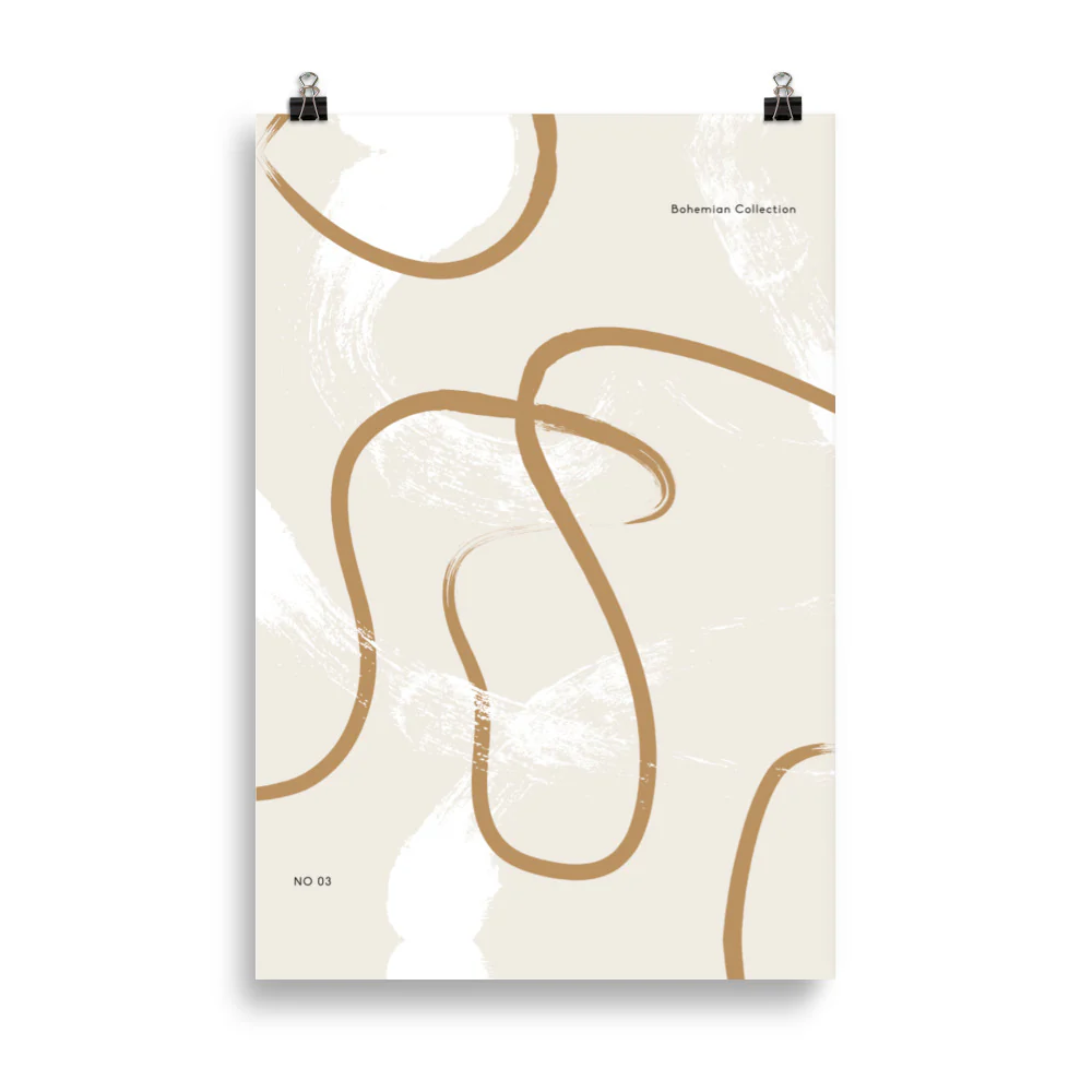 Boho Collection No. 3 - Lines (Beige) - Image 5