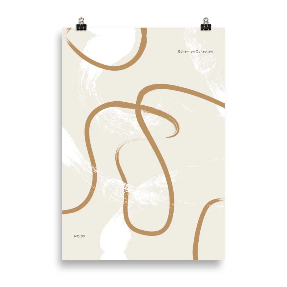 Boho Collection No. 3 - Lines (Beige) - Image 6