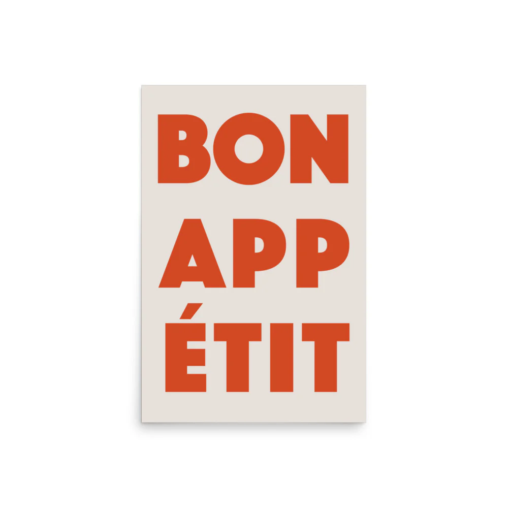 Bon Appetite - Red