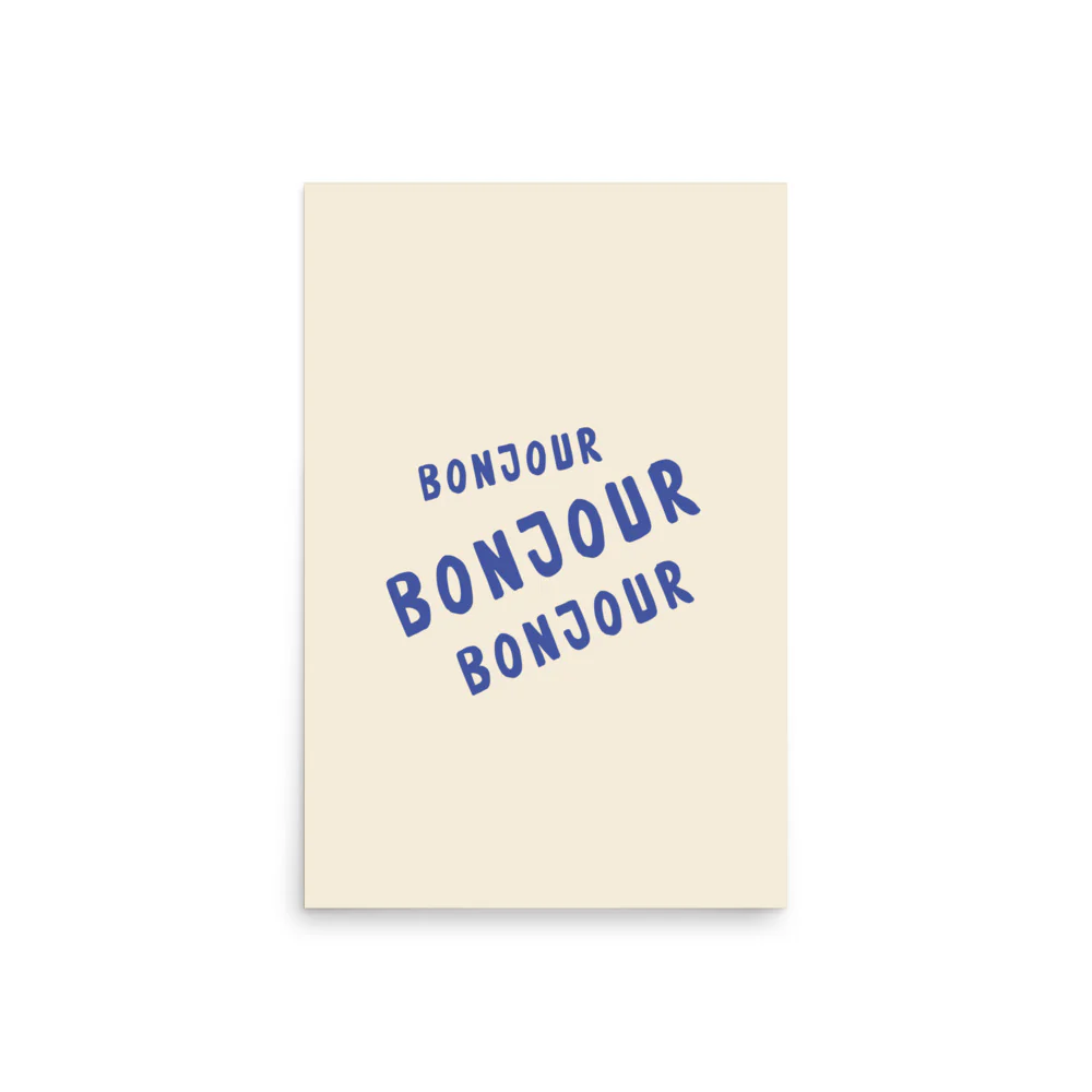Bonjour!
