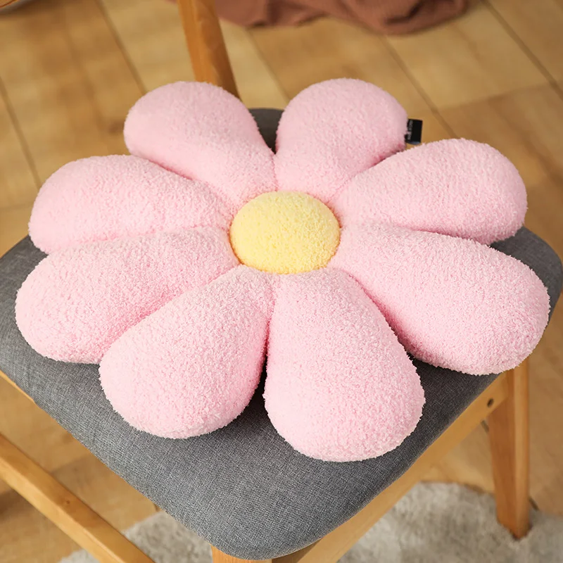 Boucle Plush Flower Cushion - Image 12