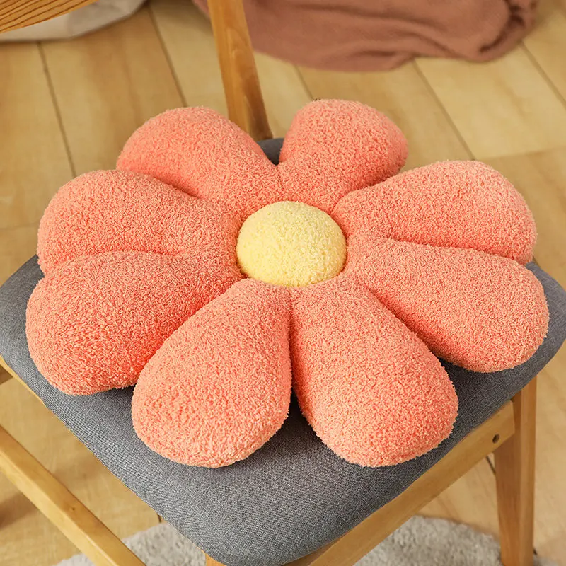 Boucle Plush Flower Cushion - Image 14