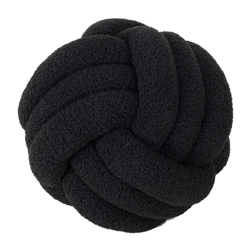 Boucle Rope Knot Ball Cushion - Image 10