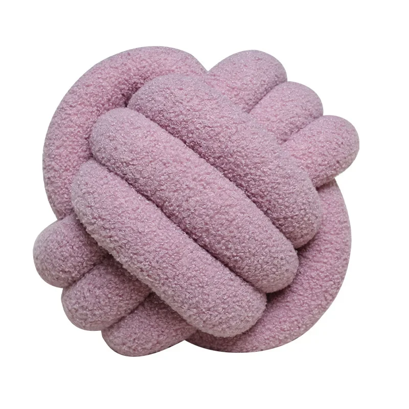 Boucle Rope Knot Ball Cushion - Image 14