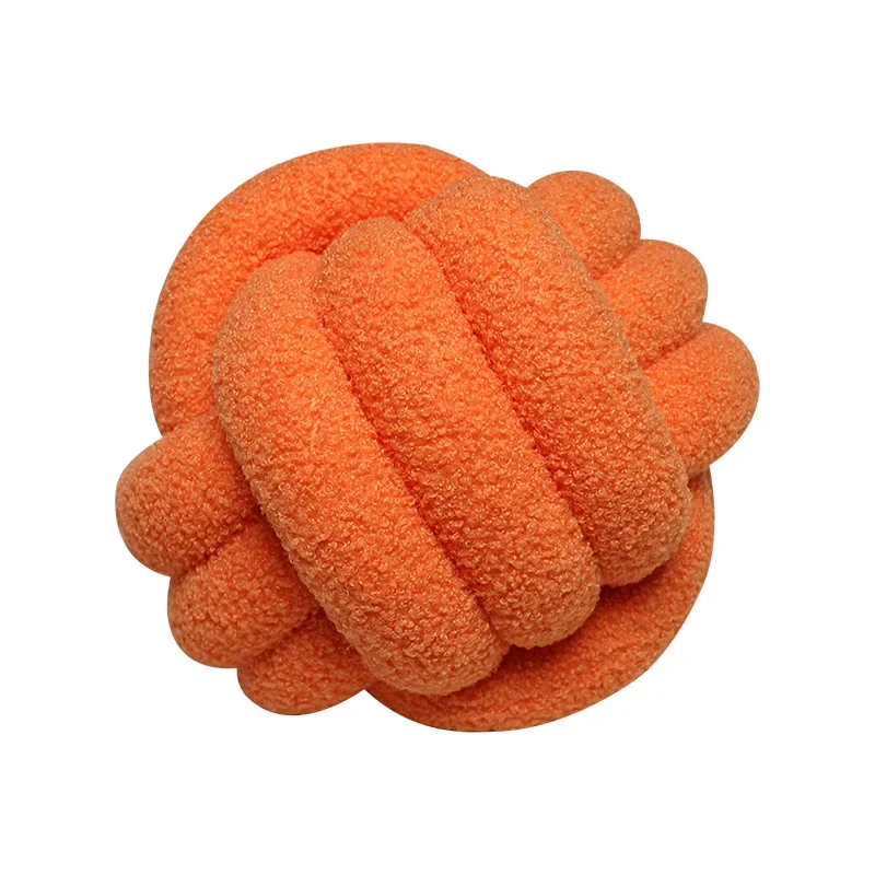 Boucle Rope Knot Ball Cushion - Image 15