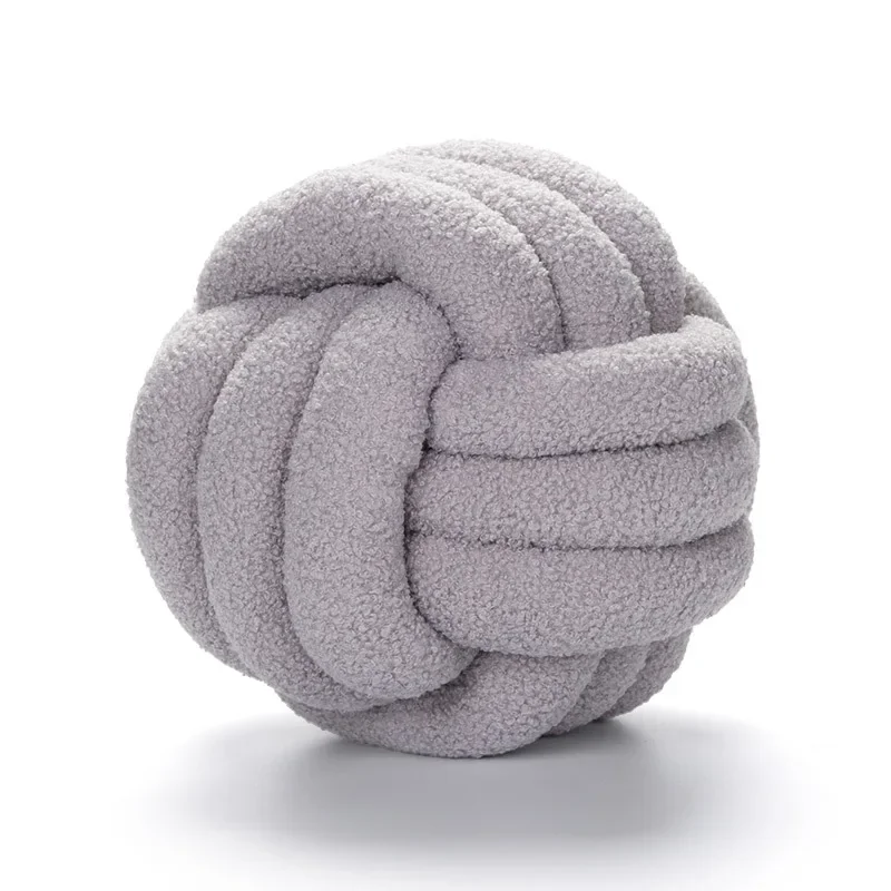 Boucle Rope Knot Ball Cushion - Image 18