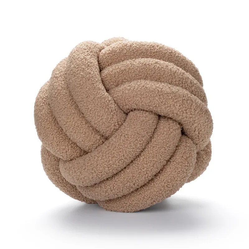 Boucle Rope Knot Ball Cushion - Image 20