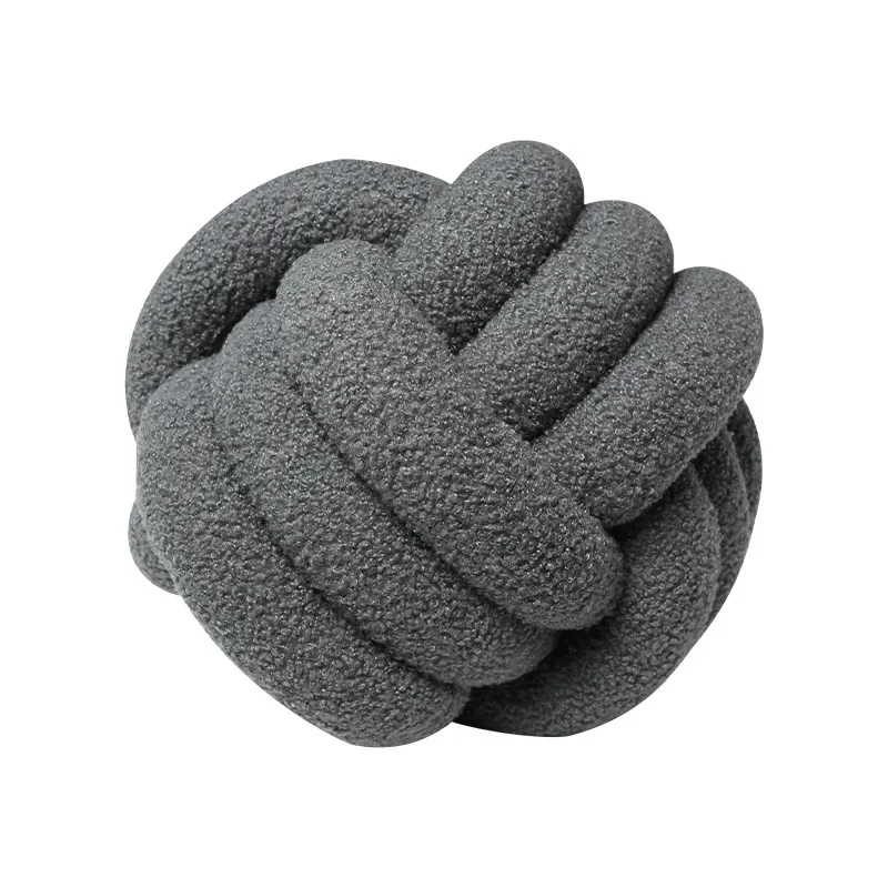 Boucle Rope Knot Ball Cushion - Image 21