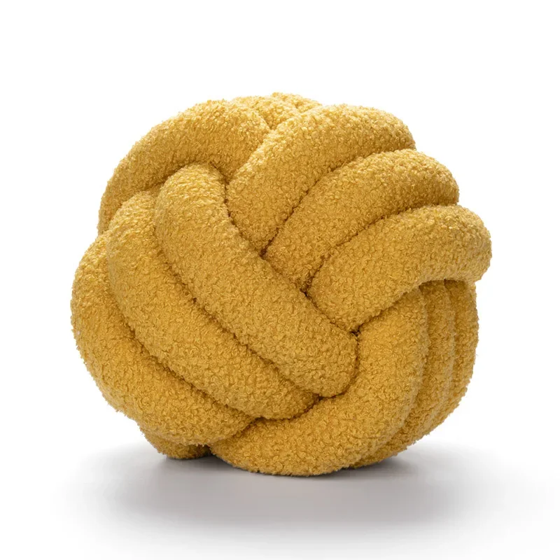 Boucle Rope Knot Ball Cushion - Image 28