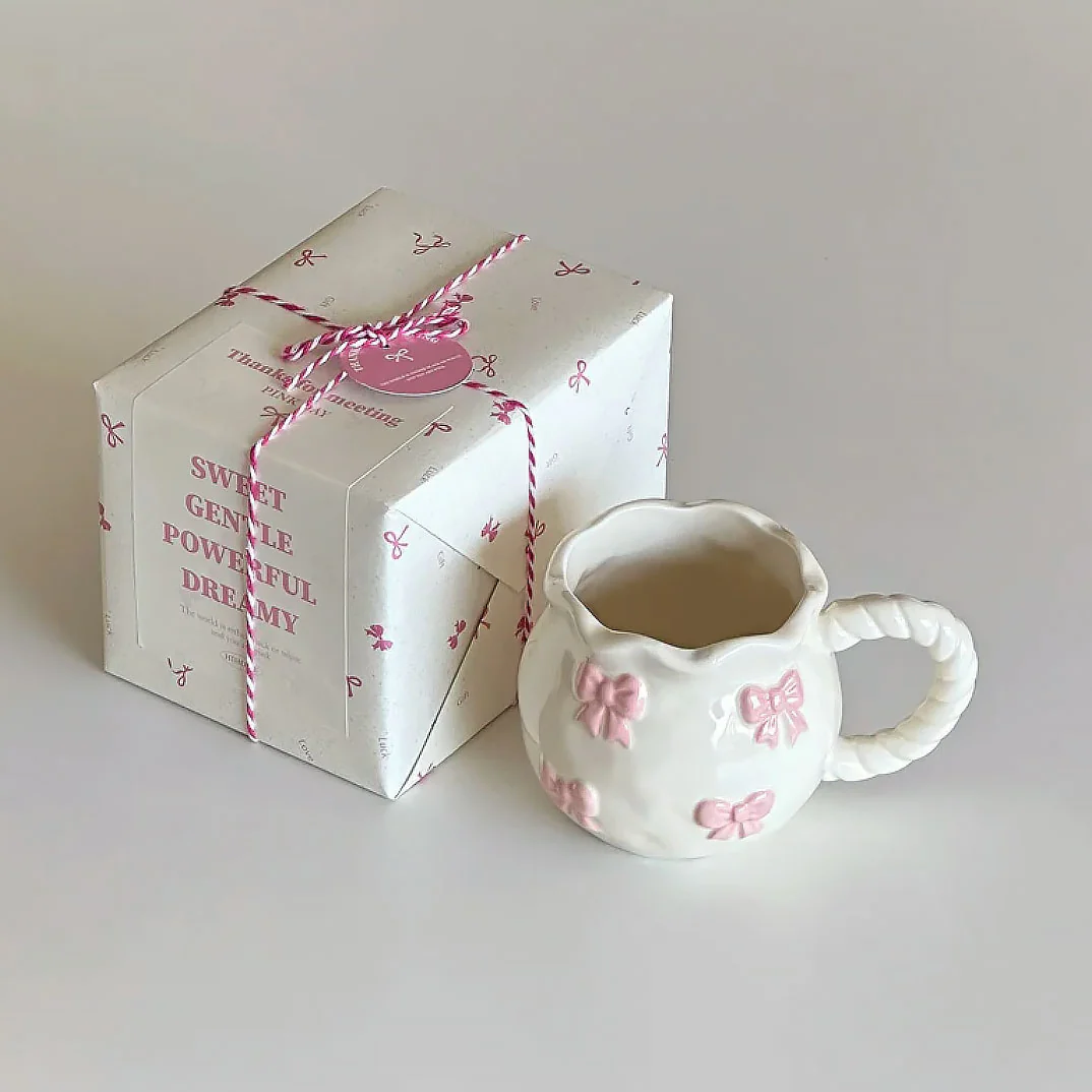 Bow Ceramic Mug - Image 3