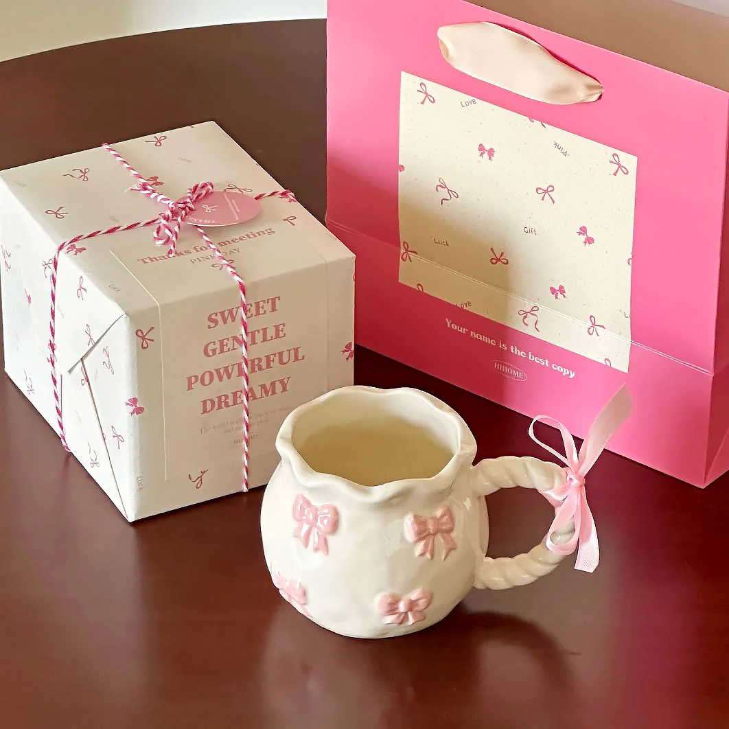 Bow Ceramic Mug - Image 4