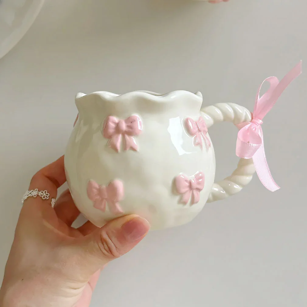 Bow Ceramic Mug - Image 5