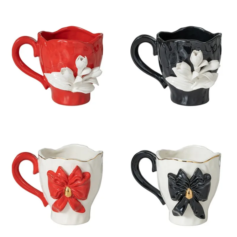 Bow & Flower Mug - Image 5