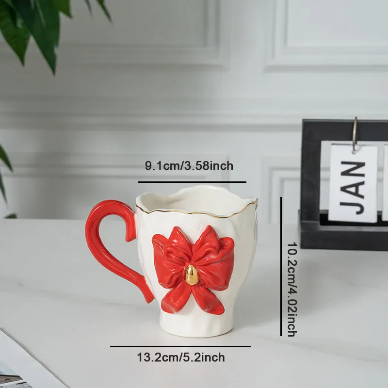 Bow & Flower Mug - Image 6