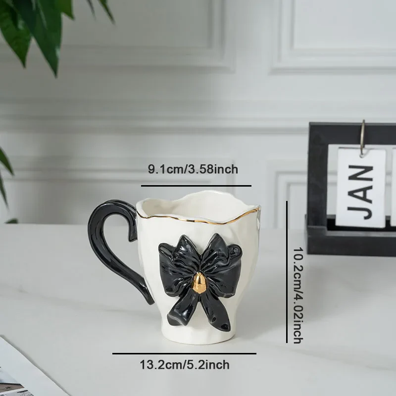 Bow & Flower Mug - Image 7