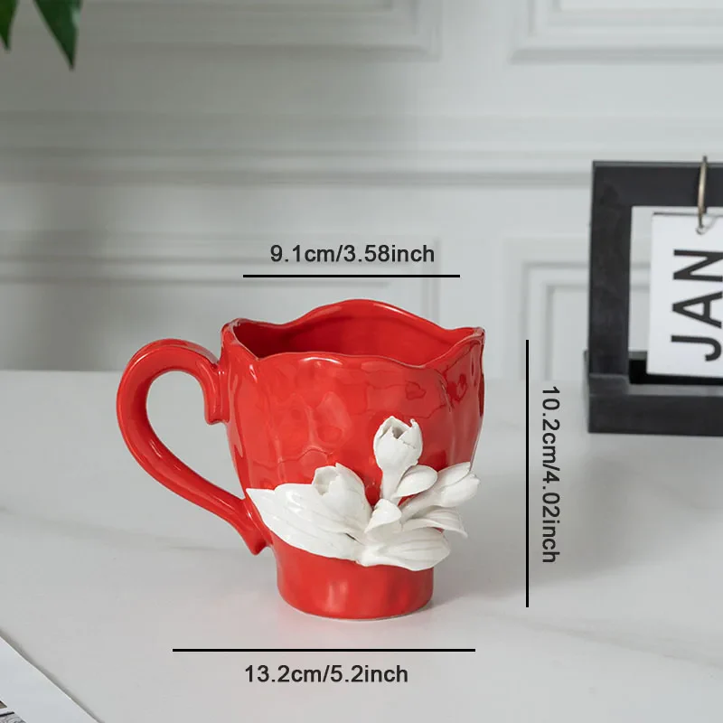 Bow & Flower Mug - Image 8