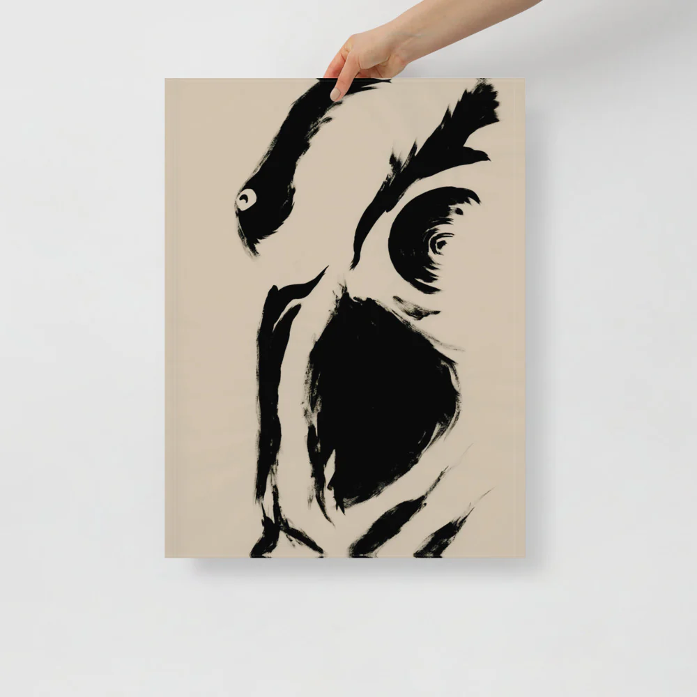Brush Croquis 2 Wall Art - Image 5
