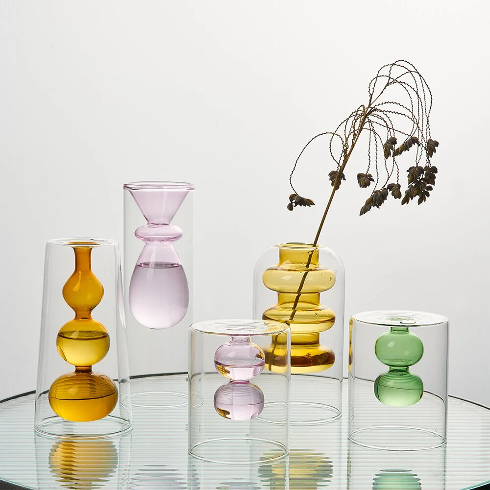 Bubbly Glass Vases - Image 5