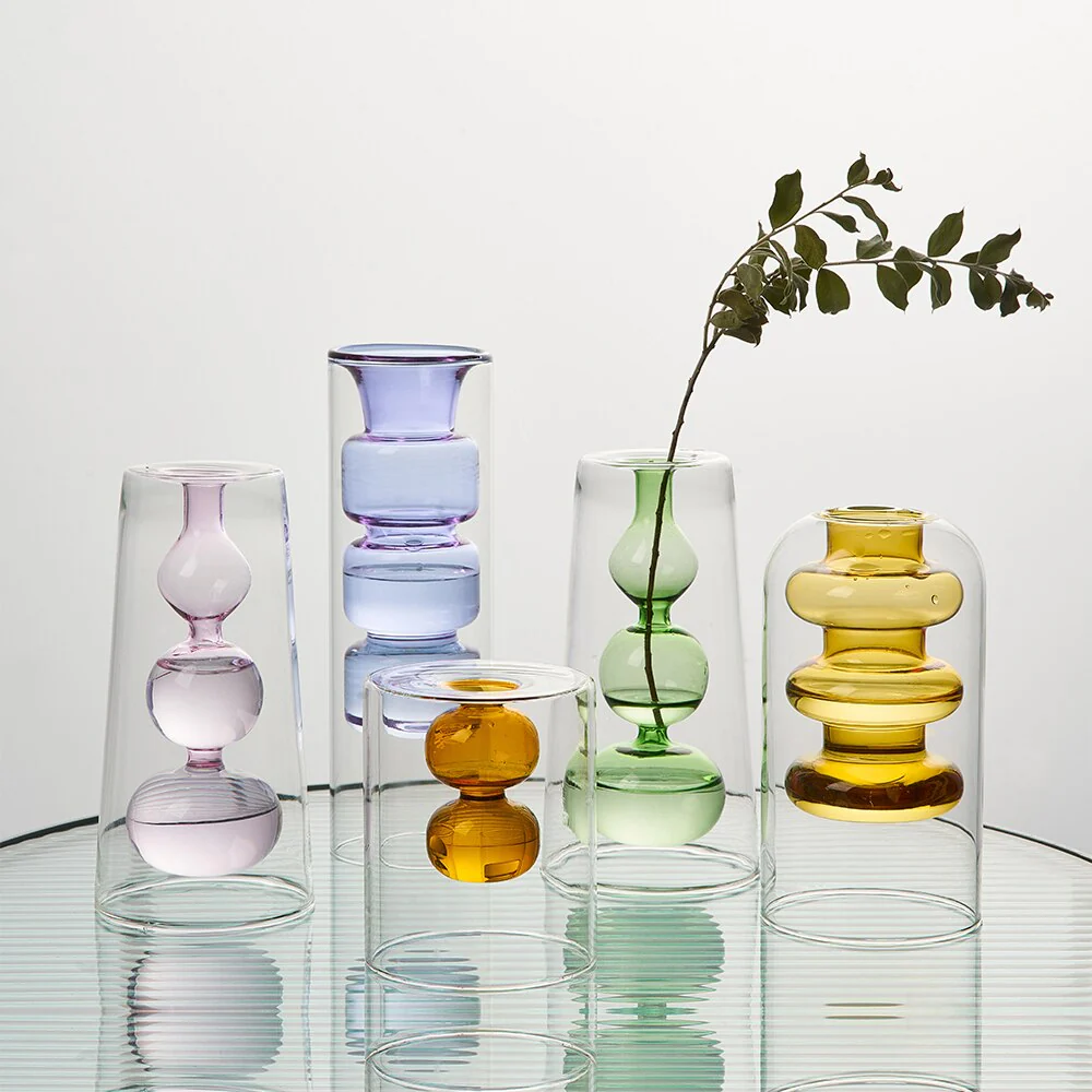 Bubbly Glass Vases - Image 7