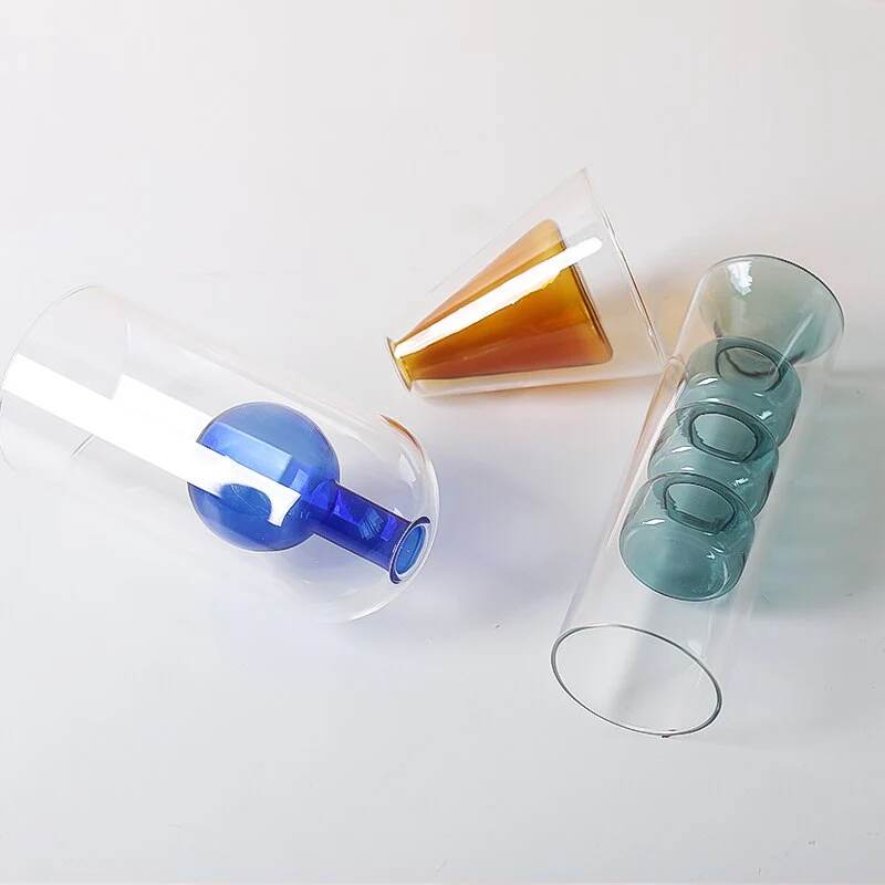 Bubbly Glass Vases - Opaque - Image 10
