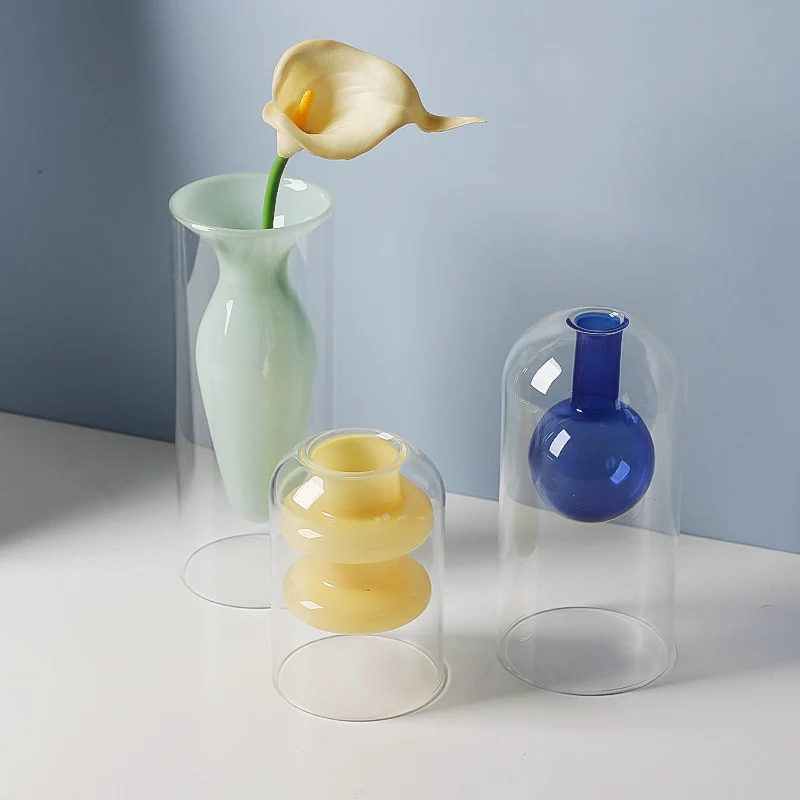 Bubbly Glass Vases - Opaque - Image 3