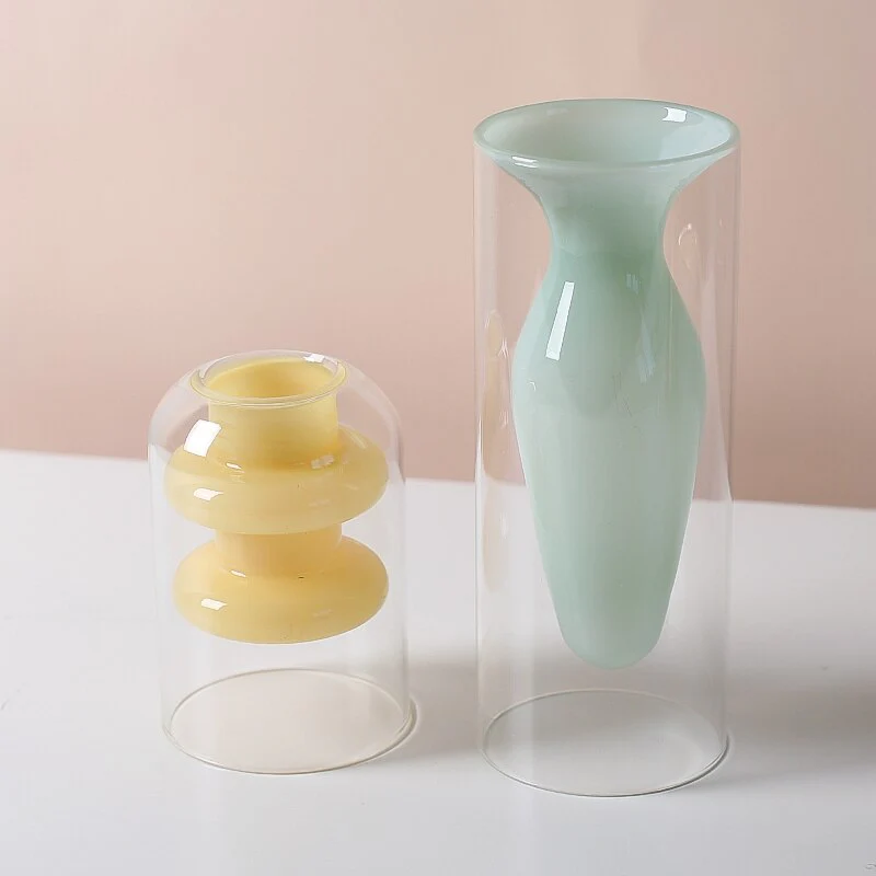 Bubbly Glass Vases - Opaque - Image 4