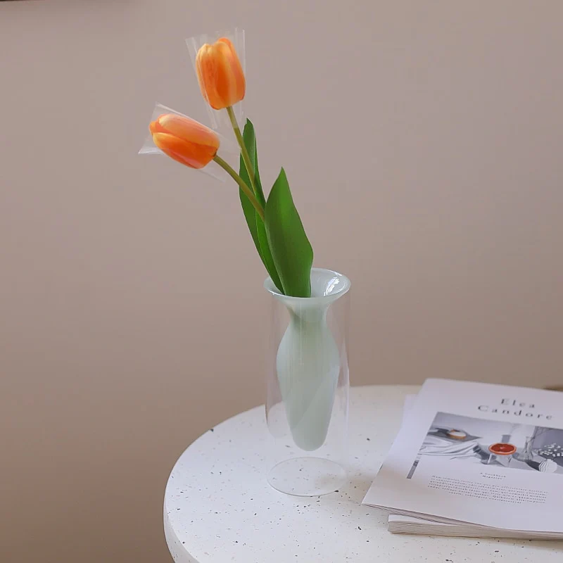 Bubbly Glass Vases - Opaque - Image 9