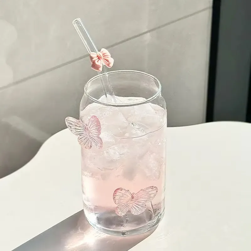 Butterfly Glass Cup