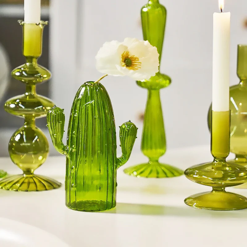 Cactus Glass Vase - Image 4