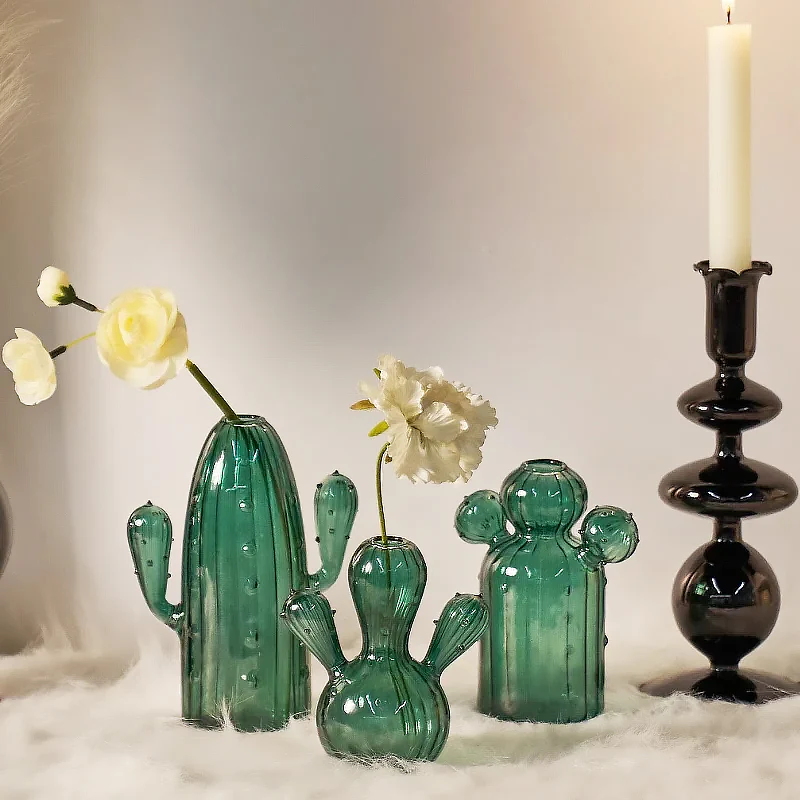 Cactus Glass Vase - Image 5