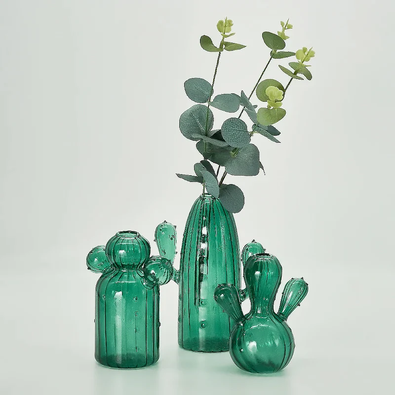 Cactus Glass Vase - Image 6
