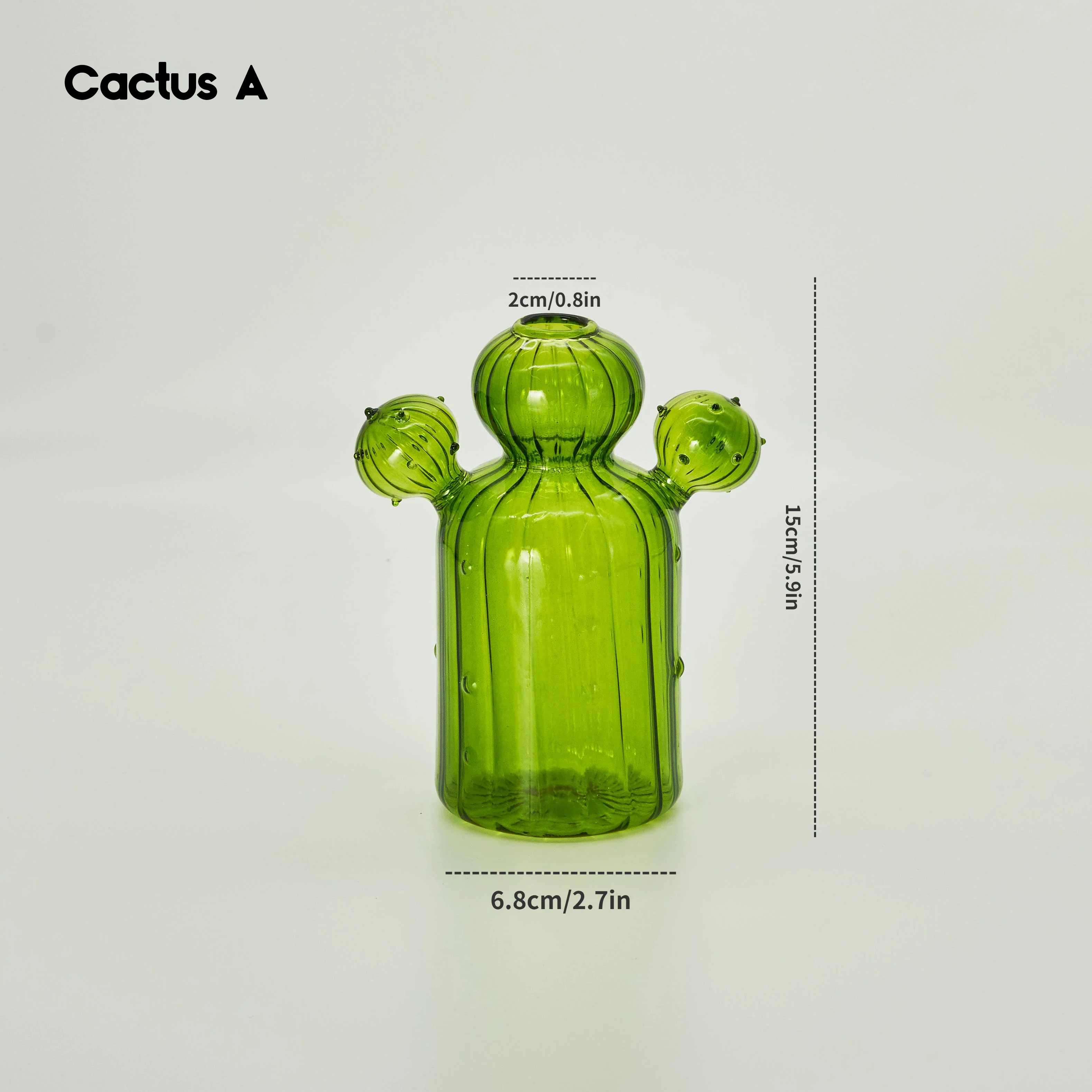 Cactus Glass Vase - Image 7