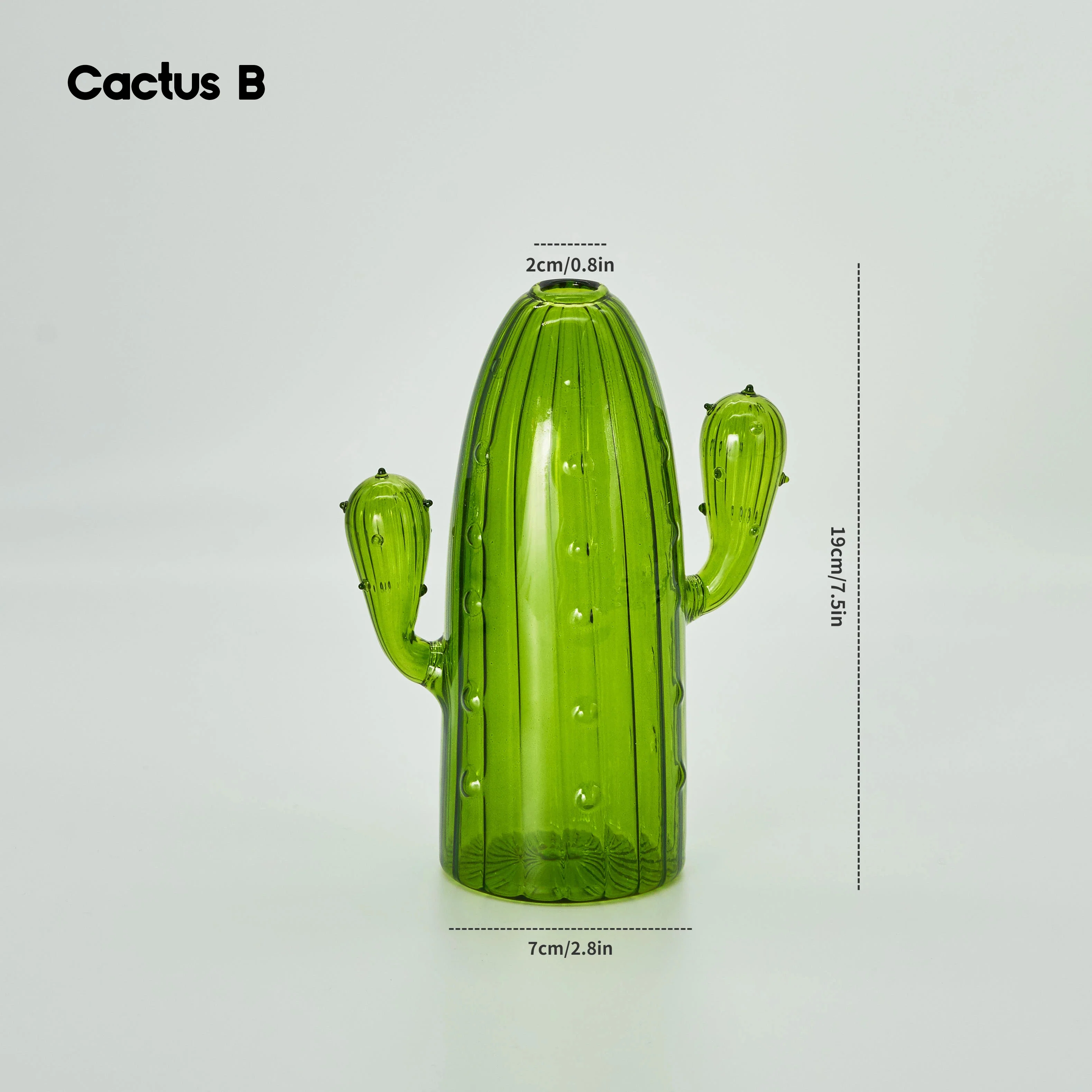 Cactus Glass Vase - Image 8