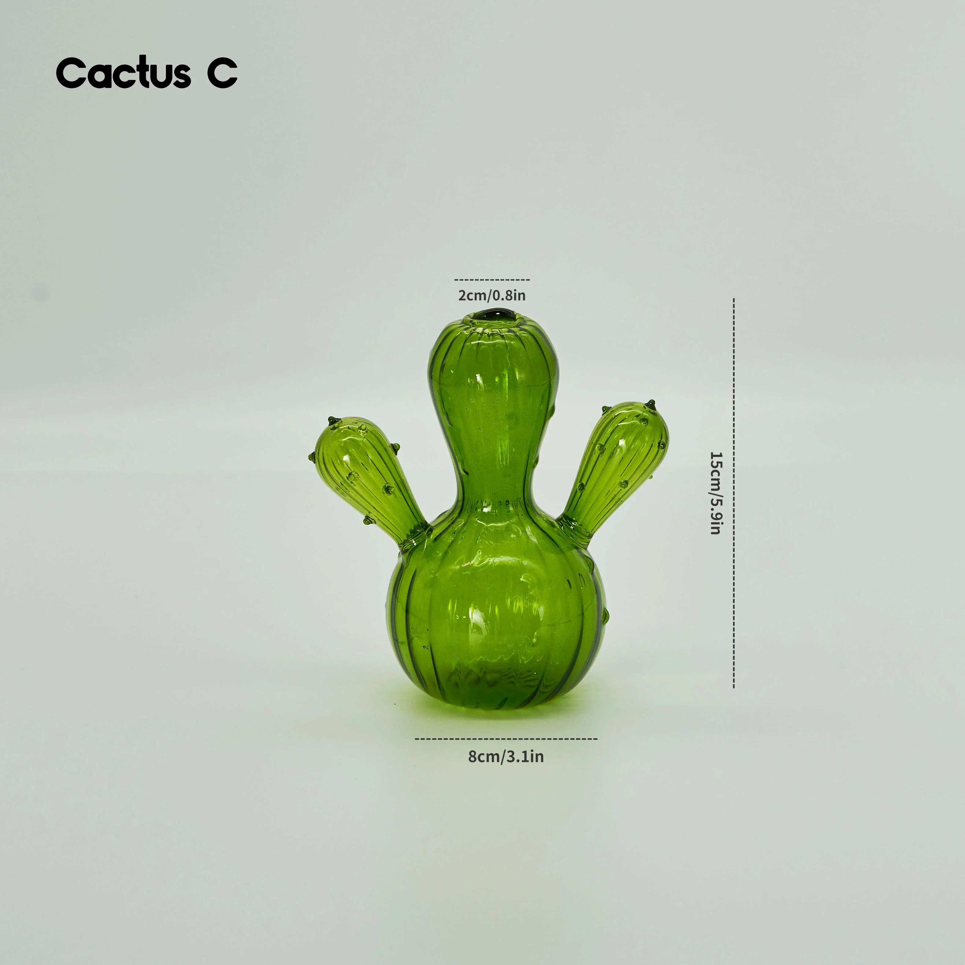 Cactus Glass Vase - Image 9