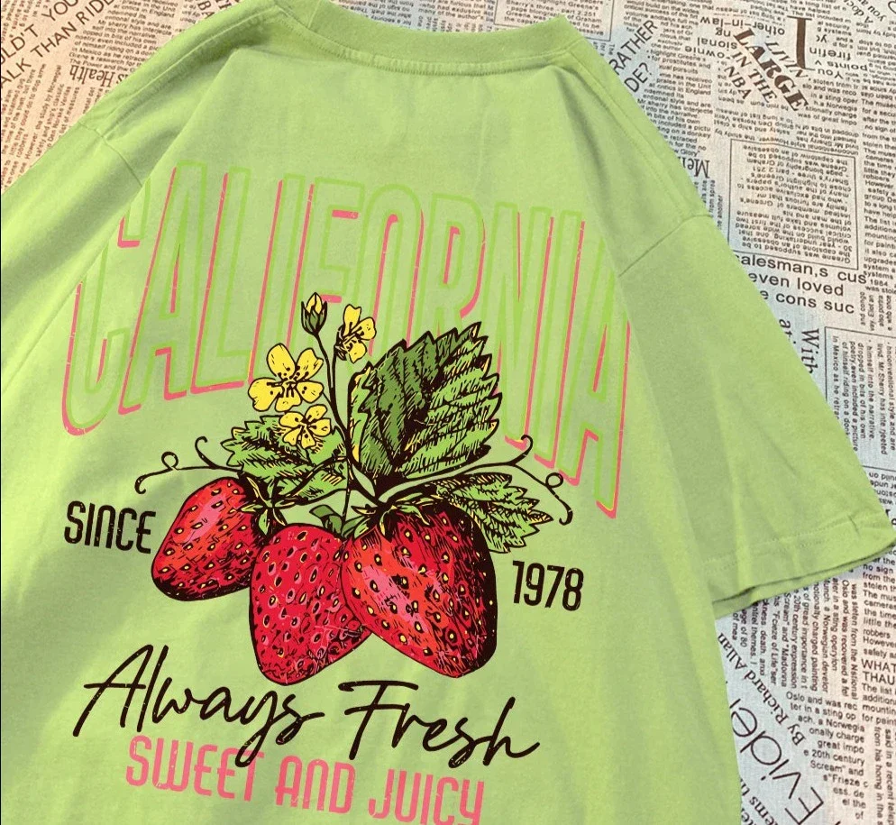 California Strawberry T-Shirt - Image 8